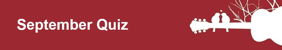 September Quiz Banner